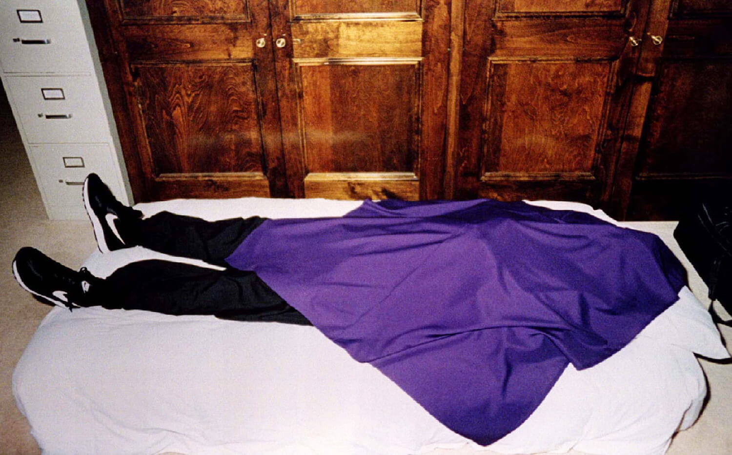 The bodies of Heaven's Gate members