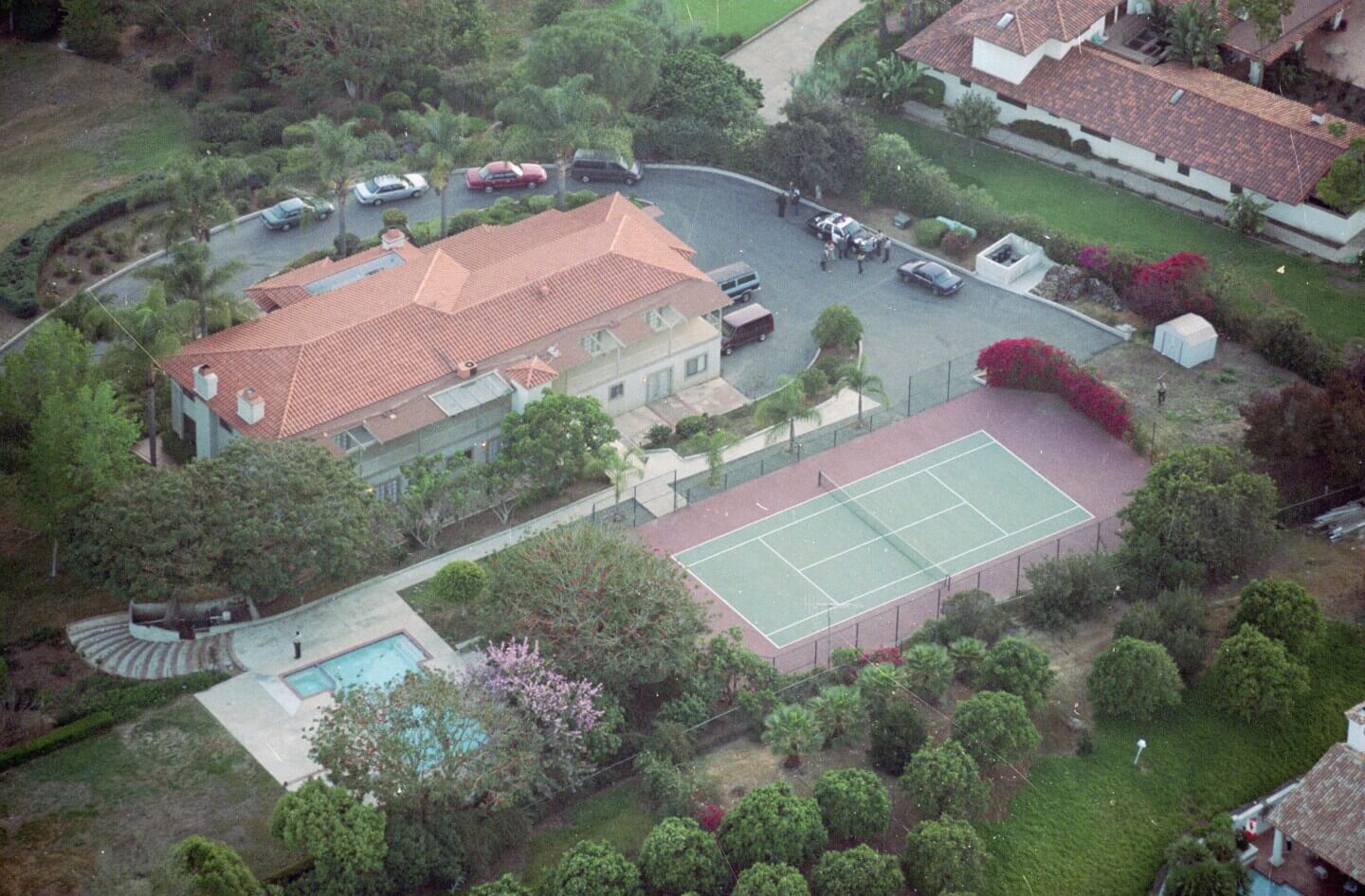 The Rancho Santa Fe mansion in San Diego